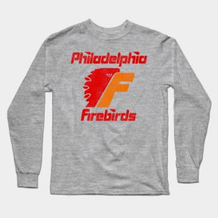 Defunct Philadelphia Firebirds Hockey Team Long Sleeve T-Shirt